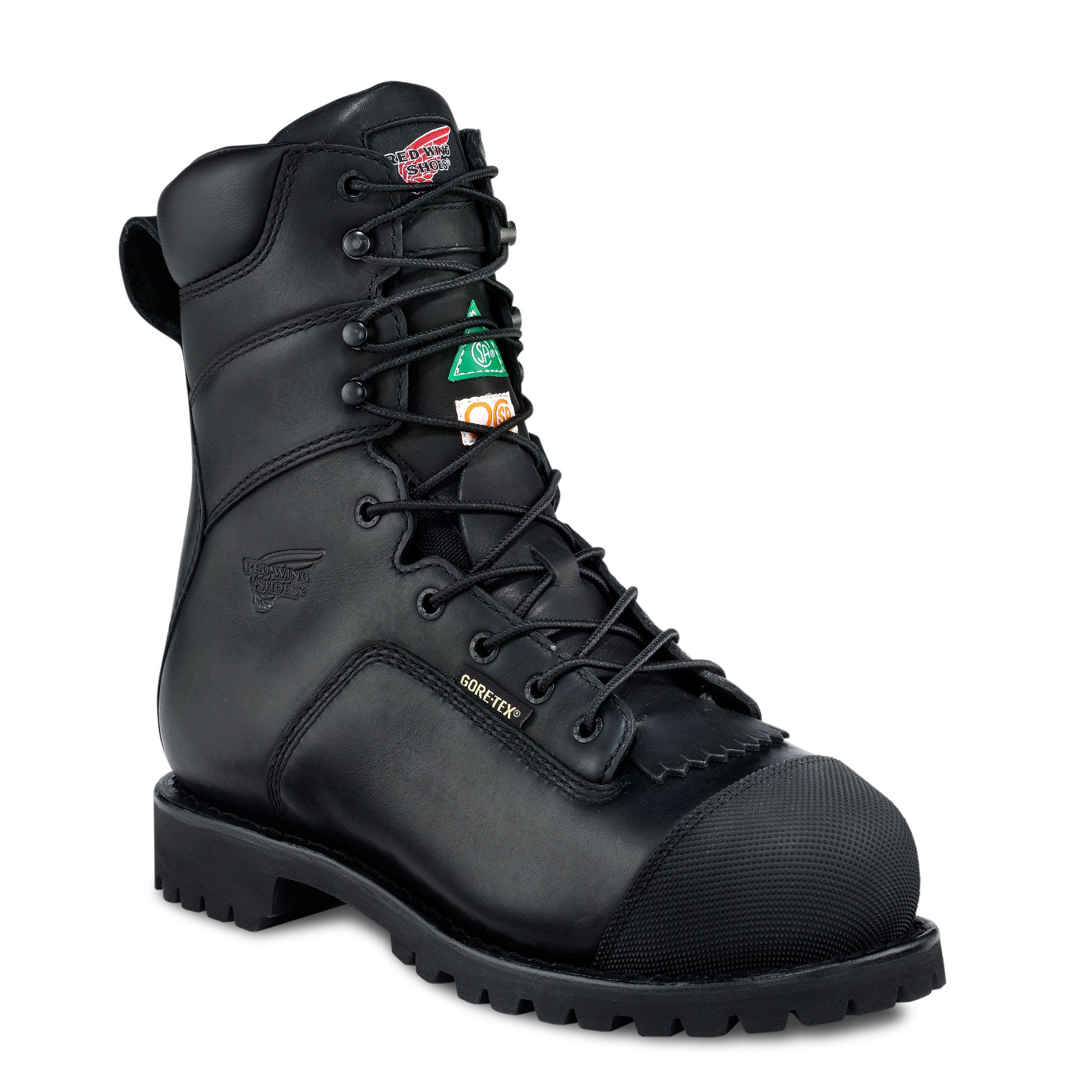 red wing steel toe rubber boots
