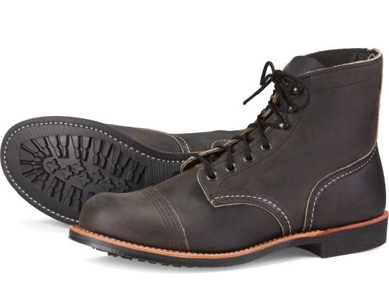 REDWING HERITAGE 8086 IRON RANGER CHARCOAL ROUGH AND TOUGH - Boots ...